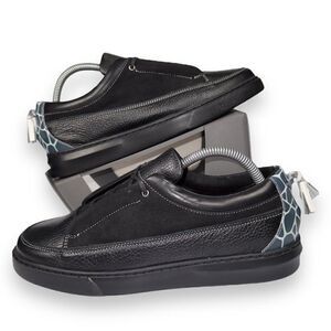 Girotti 7314 Platform Casual Fashion Sneakers Black / Grey /‎ White Women's 9.5